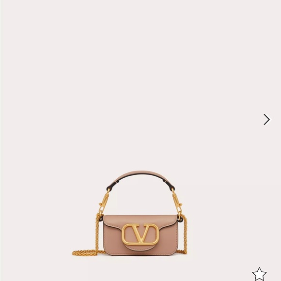 Valentino, leather micro V bag with Crossbody chain and top handle - Picture 11 of 16